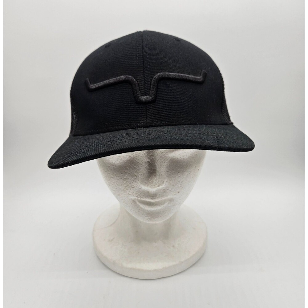 Kimes Ranch Snapback Hat Adult Black Mesh Back Trucker Cowboy Rodeo Western